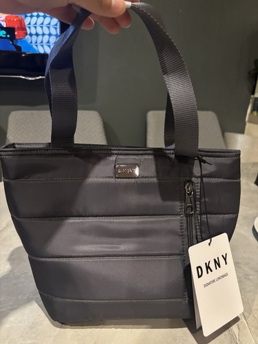Dkny grey quilted - grey, bag