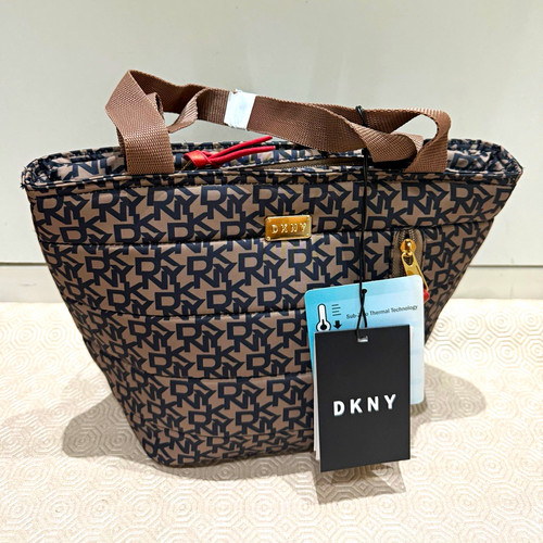 Dkny insulated zip lunch tote - insulated,