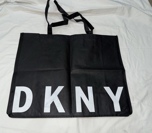Dkny black reusable tote - black,