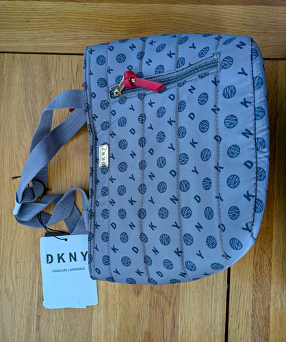 Dkny grey logo nylon - logo, small